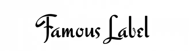 Famous Label  تنزيل الخطوط