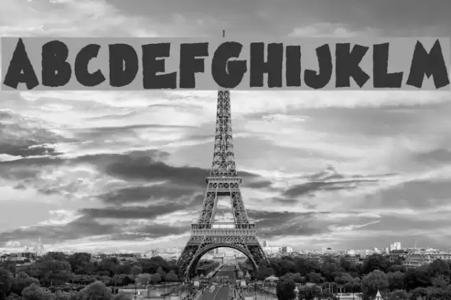 Famous Oldies Black Font examples