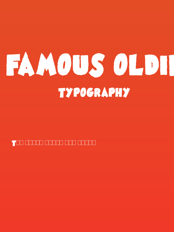 Famous Oldies Black Poster
