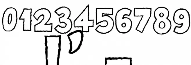 Famous Oldies Plain Font OTHER CHARS