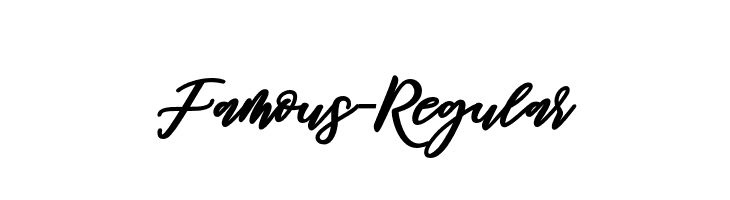 Famous-Regular  免费字体下载