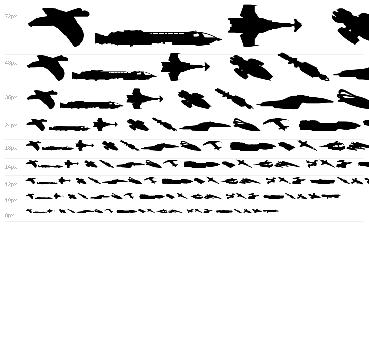 Famous Spaceships 2 Waterfall