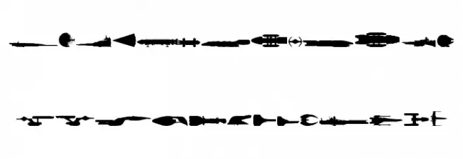 Famous Spaceships Fuentes MINÚSCULAS