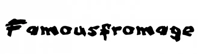 Famous fromage  Fuentes Gratis Descargar