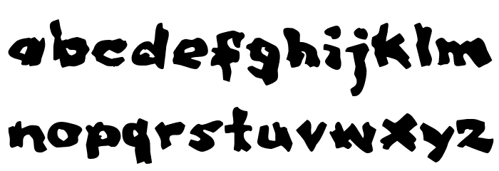 Famous fromage Font LOWERCASE