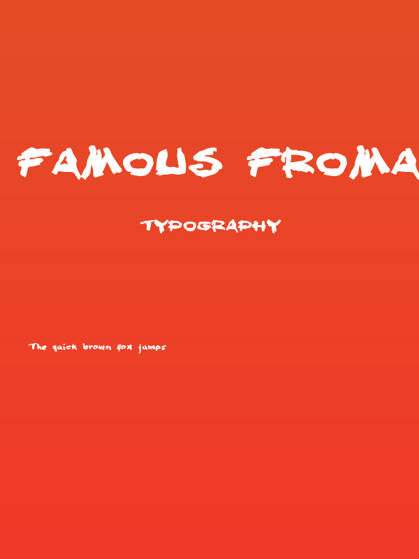 Famous fromage Poster