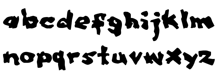 Famous fromage Font LOWERCASE
