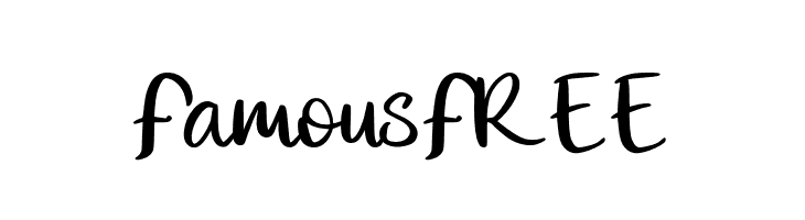 FamousFREE  les polices de caractères gratuit tlcharger
