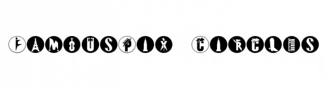 FamousPix-Circles  لخطوط تنزيل