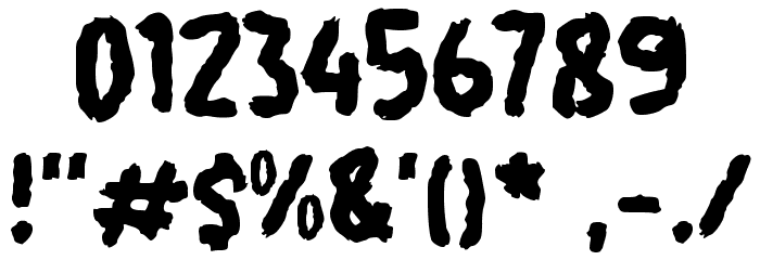 Famzaso Font OTHER CHARS
