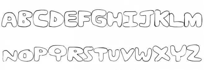 FanCom Schriftart Groß