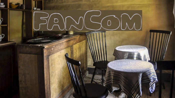 FanCom Font examples