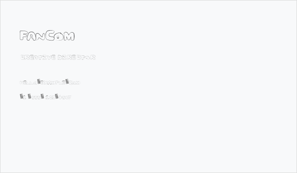 FanCom Business Card