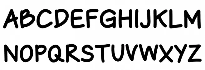 FanKids Шрифта ВЕРХНИЙ