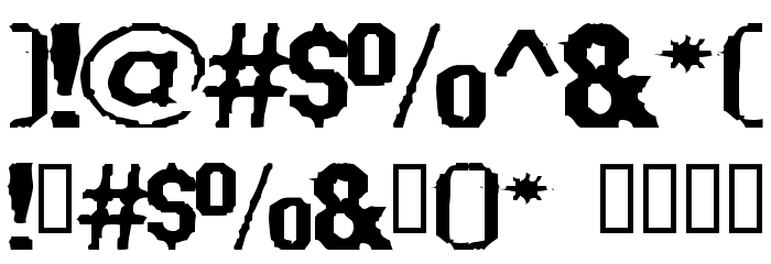 Fanatika Two Font OTHER CHARS