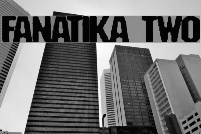 Fanatika Two Font examples