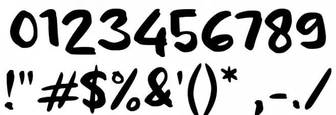 Fanbase Font OTHER CHARS