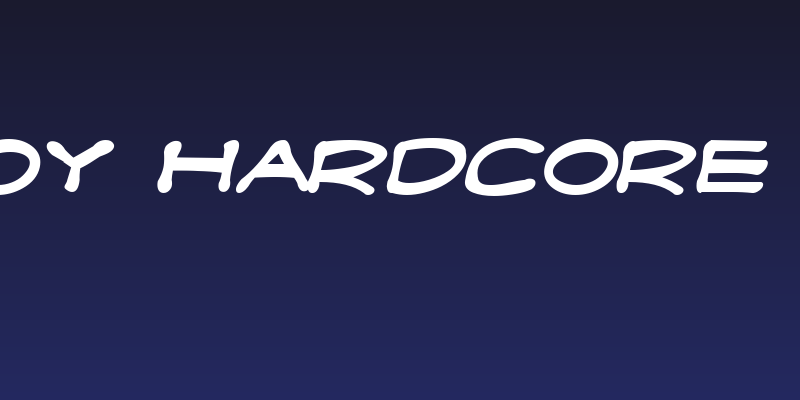 Fanboy Hardcore Bold Social Header