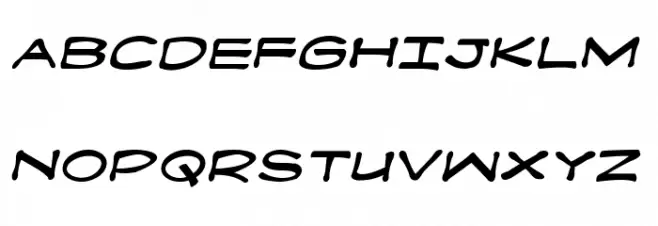Fanboy Hardcore Italic Polices MAJUSCULES