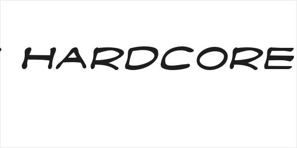 Fanboy Hardcore Italic Logo