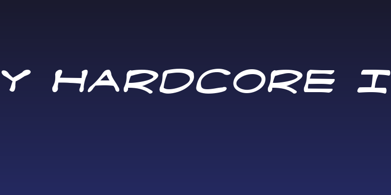 Fanboy Hardcore Italic Social Header