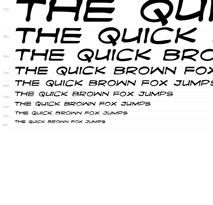 Fanboy Hardcore Italic Waterfall