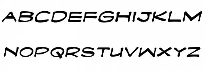 Fanboy Hardcore Italic Fuentes MINÚSCULAS
