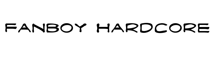 Fanboy Hardcore  Fuentes Gratis Descargar