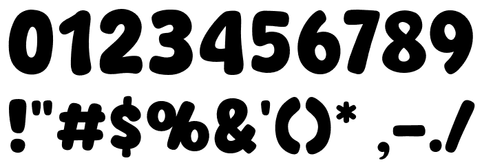 Fancake Font OTHER CHARS