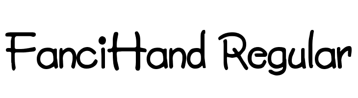 FanciHand Regular  Free Fonts Download