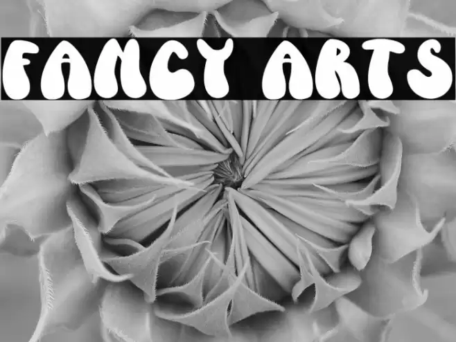 Fancy Arts خط examples