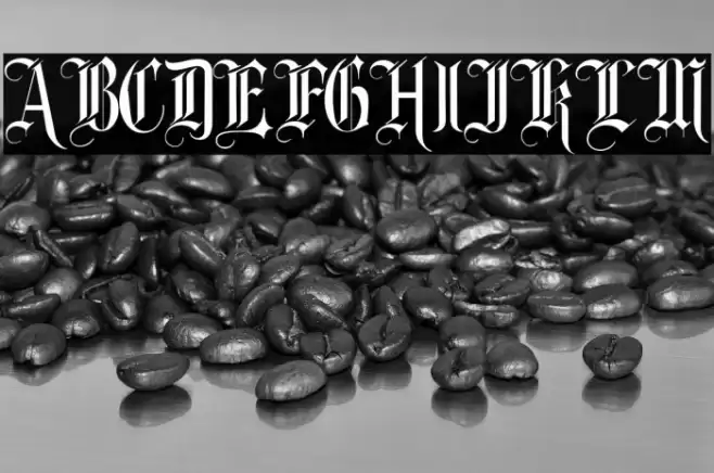 Fancy Card Text Font examples