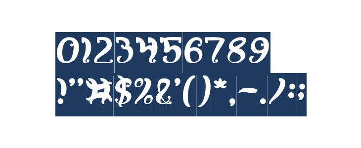 Fancy Curly-Inverse Other Characters