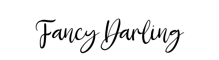 Fancy Darling  Frei Schriftart Herunterladen