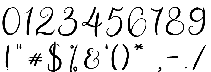 Fancy Darling Font OTHER CHARS