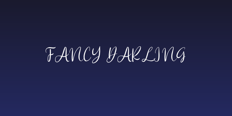 Fancy Darling Social Header