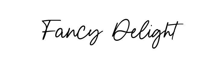 Fancy Delight  Free Fonts Download