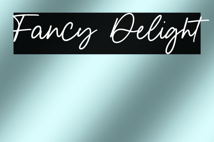 Fancy Delight Example 3