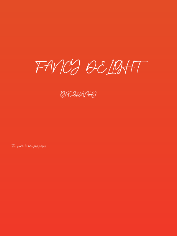Fancy Delight Poster