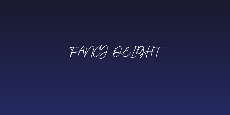 Fancy Delight Social Header