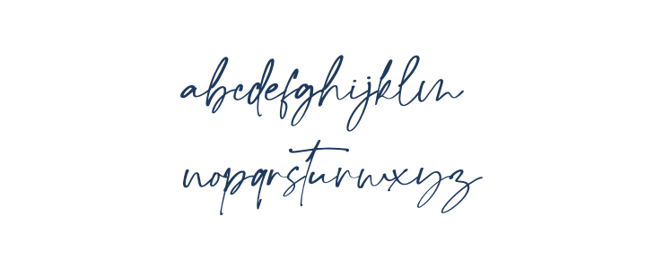 Fancy Glow Personal Use Lowercase