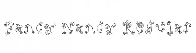 Fancy Nancy Regular  Frei Schriftart Herunterladen