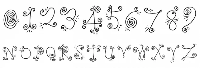 Fancy Nancy Regular Font OTHER CHARS