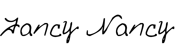 Fancy Nancy  フリーフォントのダウンロード
