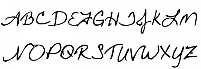 Fancy Nancy Schriftart Groß