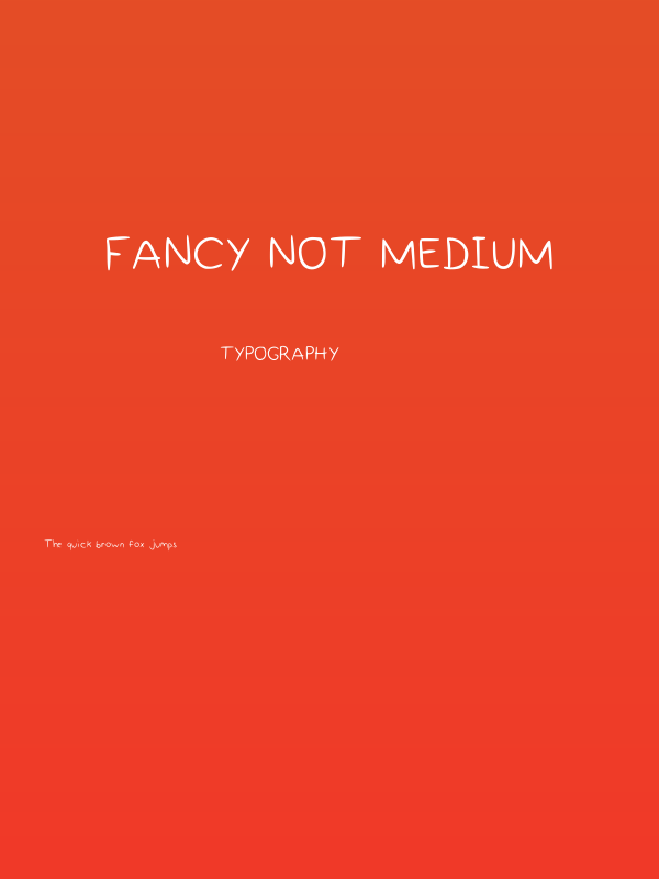 Fancy Not Medium Poster