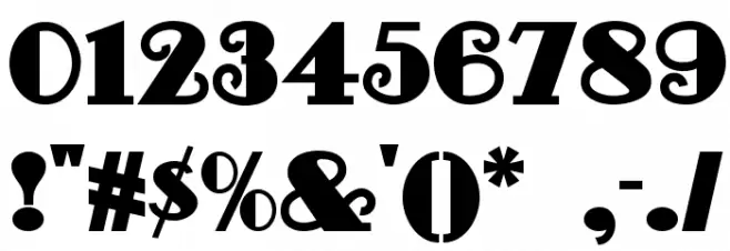 Fancy Pants NF Font OTHER CHARS