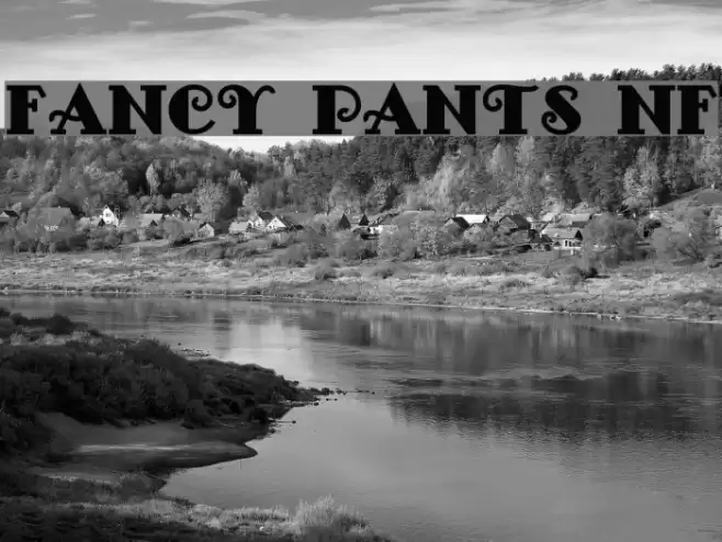 Fancy Pants NF Font examples