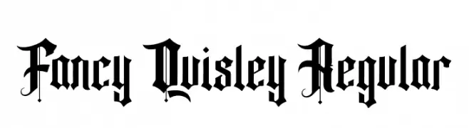 Fancy Quisley Regular  नि: शुल्क फ़ॉन्ट्स डाउनलोड