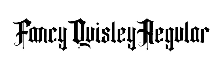 Fancy Quisley Regular  免费字体下载